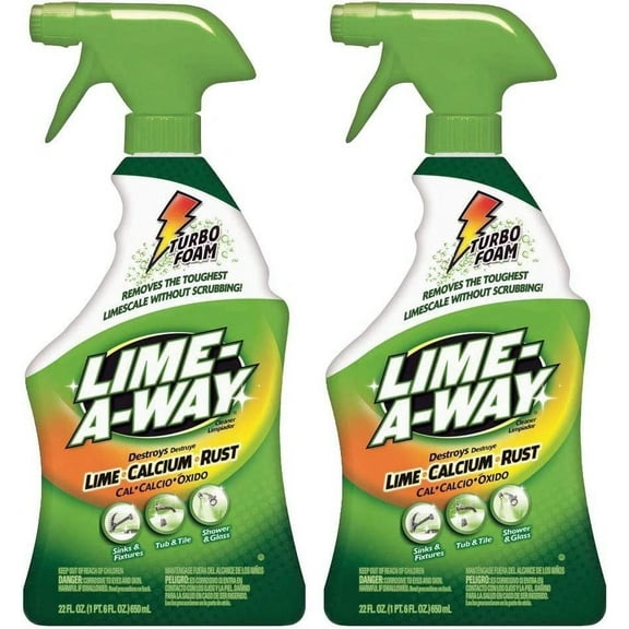Lime-A-Way Lime Calcium Rust Cleaner, 22 oz Pack of 2