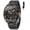 A Rose Black, variant on OLEVS Watches for Men Fashion Dress Analog Quartz Chronograph Casual Moon Phase Date Stainless Steel Waterproof 6-Hand Luminous Men Wrist Watches Reloj Para Hombre Black/Blue Dial