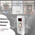 thumbnail image 4 of Natural Gas Detector and Carbon Monoxide CO Detector,Combustible Gas Detector Monitor for Co, Metha, 4 of 4