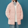 thumbnail image 2 of Vedolay Warm Winter Coats Button Down Knitwear Long Sleeve Soft Basic Knit Cardigan Coat 2023 Pink,2XL, 2 of 4