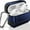 Darkblue, variant on Dteck for AirPods 3rd Generation (2021) Case, Hybrid Protective Case with Carabiner, Shockproof Cover with Keychain for Airpod 3 Wireless Charging Case Accessories [Front LED Visible], rosegold