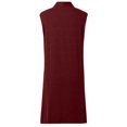 thumbnail image 4 of Yuhangmm Summer Cardigans for Women Lightweight Women's Long Sweater Vests Sleeveless Open Front Cardigan Tunic Top Coat Fall Winter Outfits M, 4 of 5
