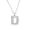 D, variant on MATROOY Chunky Alphabet Chubby Helium Balloon Bubble Initial Letter Pendant Necklace-P