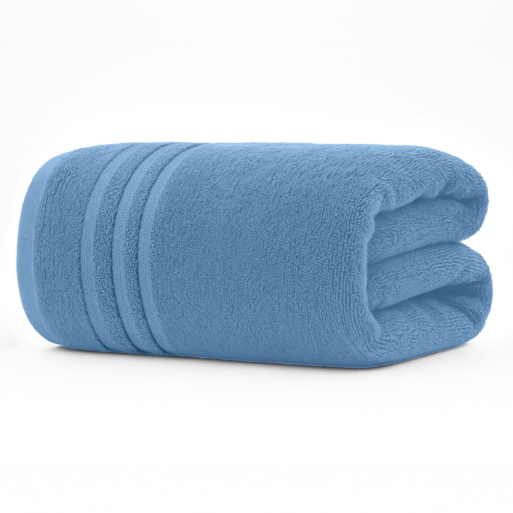 RIVERSIDE Oversized Bath Sheet 1 Pack 40x80 Soft Cotton Absorbent Towel 600 GSM - Electric Blue