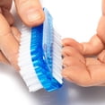 thumbnail image 2 of Nylon Bristles Scrub Brush, Two Sided Nail Brush For Comprehensive Cleaning, Portable And Practical Design With Durable Plastic Handle, Easy Cleaning And Reuse For Long Lasting Use, 2 of 8