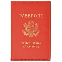 New Travel Passport Cover Credit Card Holder Wallet 601 PU USA (C)