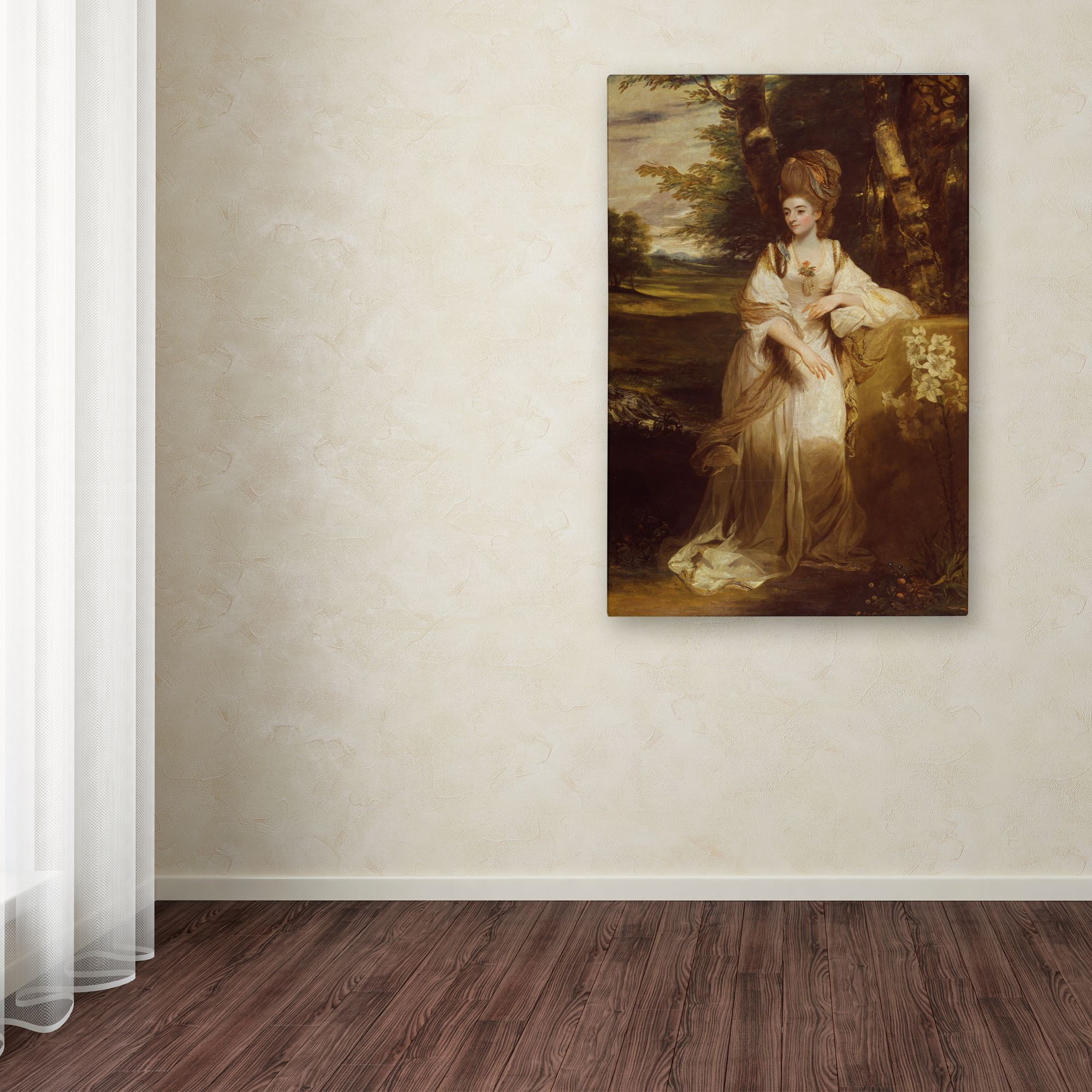 Sir Joshua Reynolds 'Lady Bampfylde' Canvas Art