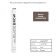thumbnail image 5 of (3 pack) Relove by Revolution Blade Brow Pencil - Dark Brown, 5 of 5