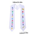 thumbnail image 2 of Kids Graduation Stole Graduate Printed Preschool Graduation Stole With Cute Design Unisex Graduation Honor Stole Girls And Boys,51.18*3.74 IN,White, 2 of 4