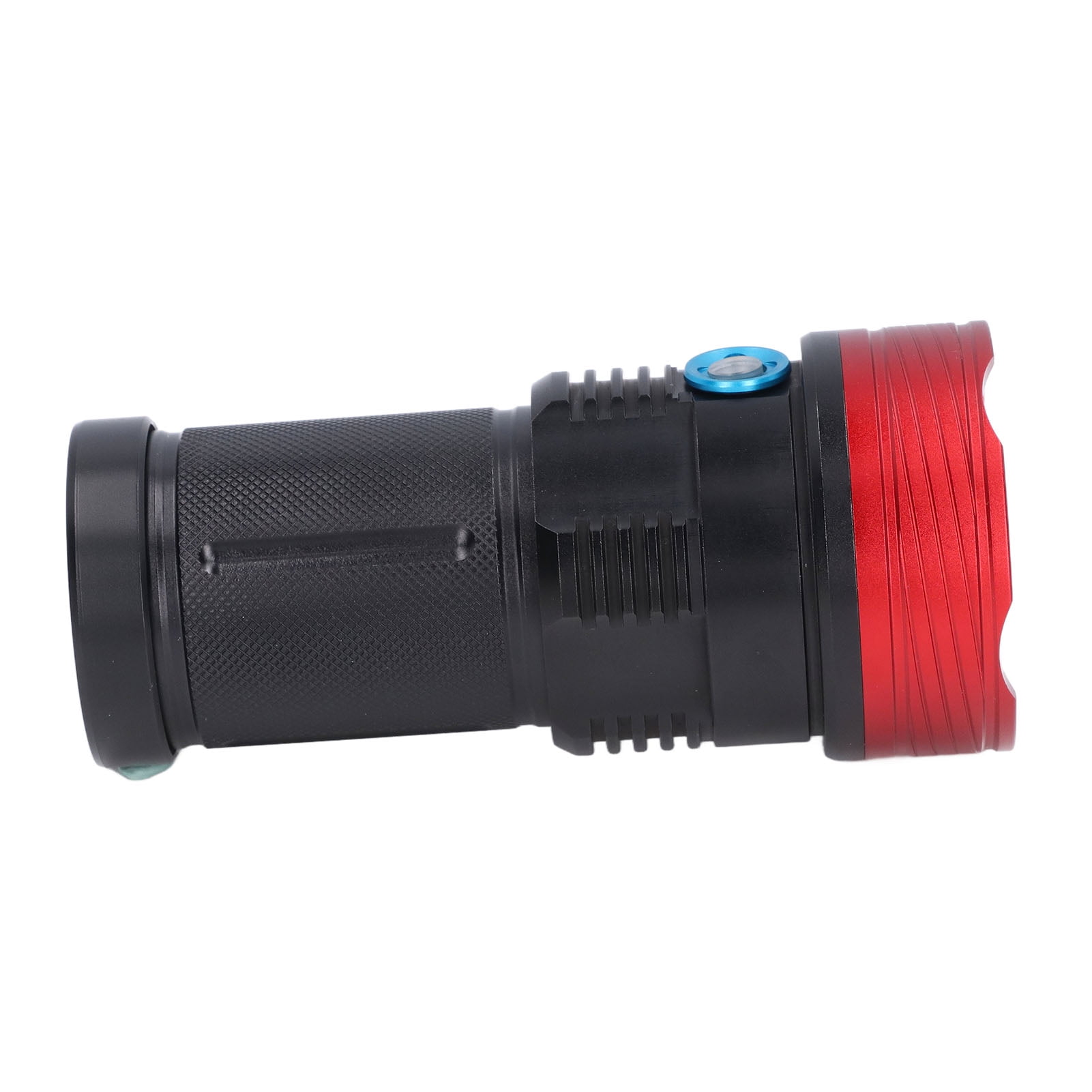 Rechargeable Dive Light, Super Bright Scuba Diving Flashlight With 9 T6 Lamp Beads And Anodized Black Treatment, Waterproof Dive Torch For Outdoor Activities, Travel, And