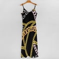 thumbnail image 5 of Gold And Silver Chain Sleeveless Dress Loose Women's Dress Dresses Luxury Evening Dresses, 5 of 9