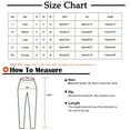 thumbnail image 3 of Rollbacks & More LEBONYARD Womens Pants Clearance,Women Solid Color Fashionable Drawstring Zipper Casual Lace Up Straight Leg Wide Leg Pants Coffee XXL, 3 of 5