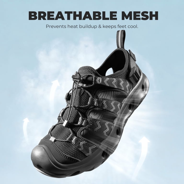 Closed Toe Breathable Easy On Hiking and Water Sandals Amazon.com | Mishansha Women main image 4