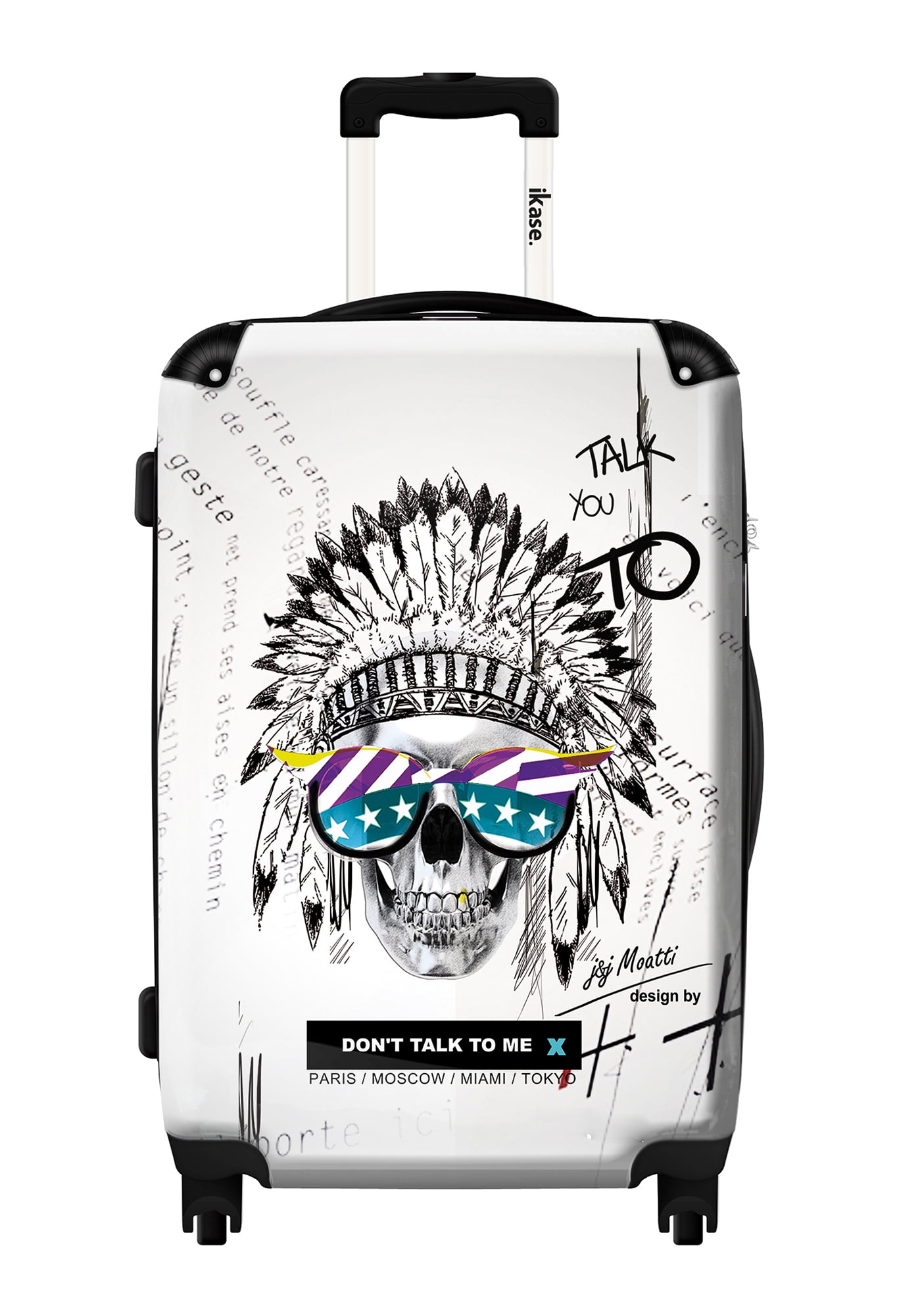 skull luggage walmart