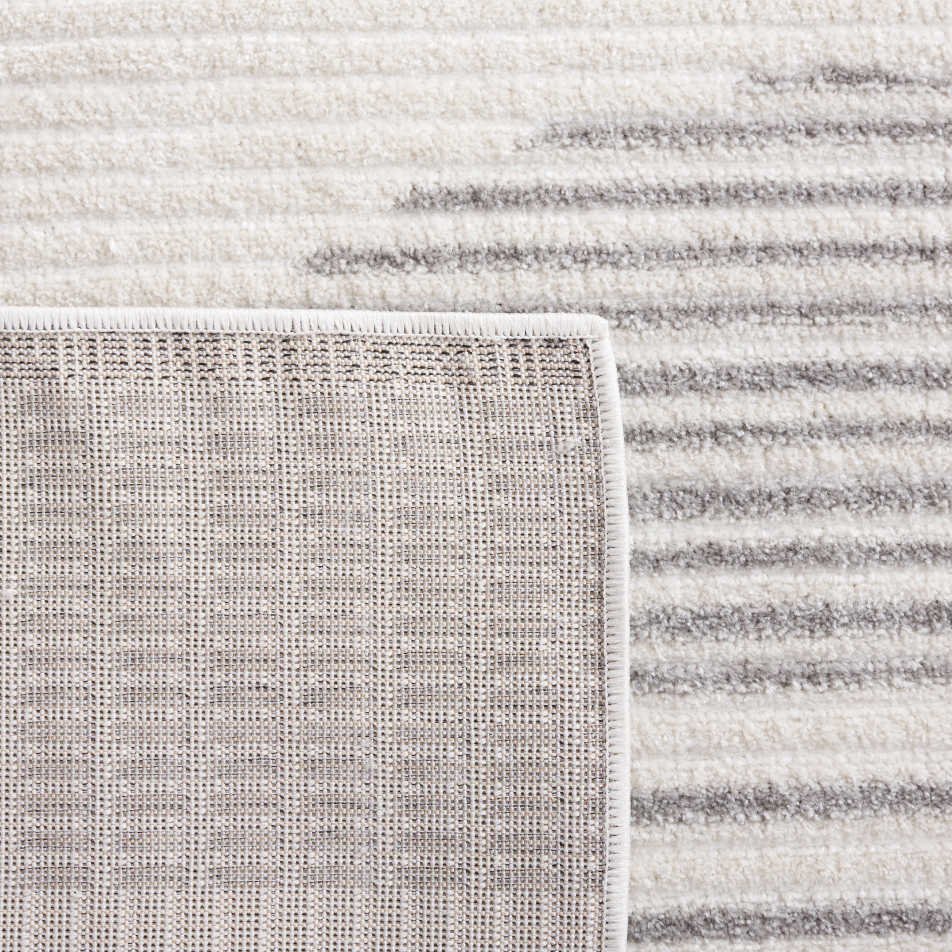 SAFAVIEH Alamo Eveleen Geometric Area Rug, Ivory/Grey, 8' x 10'