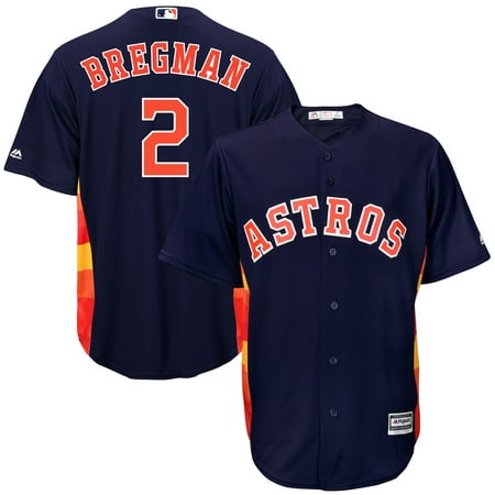Majestic Mlb Custom Replica Jerseys - Alex Bregman Houston Astros Majestic Fashion Official Cool Base Replica Player Jersey - Navy