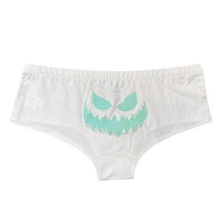 

Womens Briefs Fluorescent Print Panties Sexy Plus Size Lingerie For Women