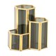 thumbnail image 2 of Organizador de maquillaje Soledad caja organizadora de almacenamiento Negro Soporte para brochas de maquillaje, 2 of 10