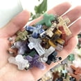 thumbnail image 3 of MATROOY Natural Quartz Crystal Cross Pendant Crucifix Shape Stone Jewelry making-Aventurine-1PC, 3 of 9
