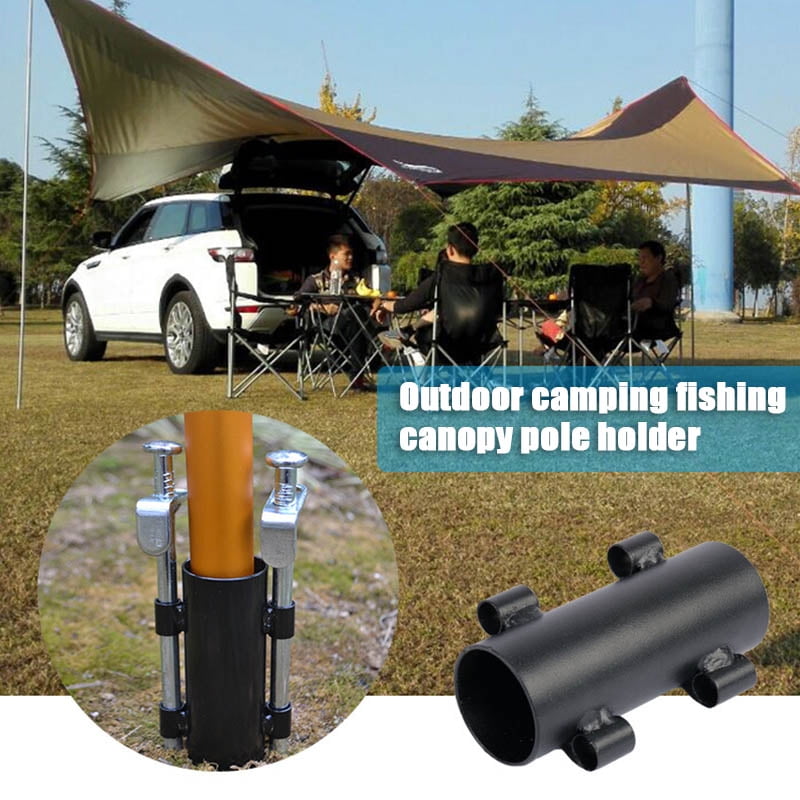 Camping Rod Holder Awning Poles Holder Windproof Tarp Poles Fixed