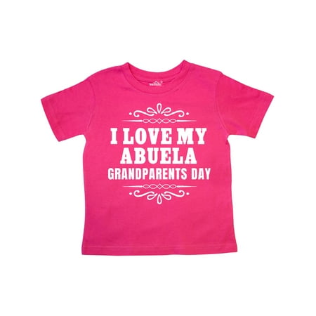 

Inktastic Grandparents Day I Love My Abuela Gift Toddler Boy or Toddler Girl T-Shirt