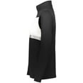 thumbnail image 4 of Holloway Sportswear M Womens Prism Bold 1/4 Zip Pullover Black/White 222791, 4 of 5