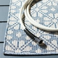 thumbnail image 4 of SAFAVIEH Martha Stewart Hampton Caroline Diamond Runner Rug, Navy/Ivory, 2' x 9', 4 of 11