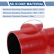 thumbnail image 5 of Tubería de silicona automotriz 2.99" a 2.48" (76mm - 63mm) ID 4 capas intercambiador de calor, 5 of 7