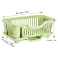 thumbnail image 3 of Thickened Draining Dish Rack Plastic Single Layer Drip Dish Rack Tableware Storage Rack Kitchen Storage Tray Rack, 3 of 6