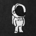 thumbnail image 2 of Dalix Astronaut Embroidery Washed Midweight Jogger Fleece Sweatpants Soft Lounge Pant Drawstring Waistband Pockets Mens in Black 2XL XX-Large, 2 of 5