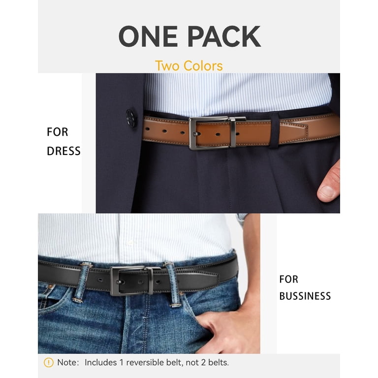 YOETEY Mens Belt 1 Pack - 1 3/8 display picture 3