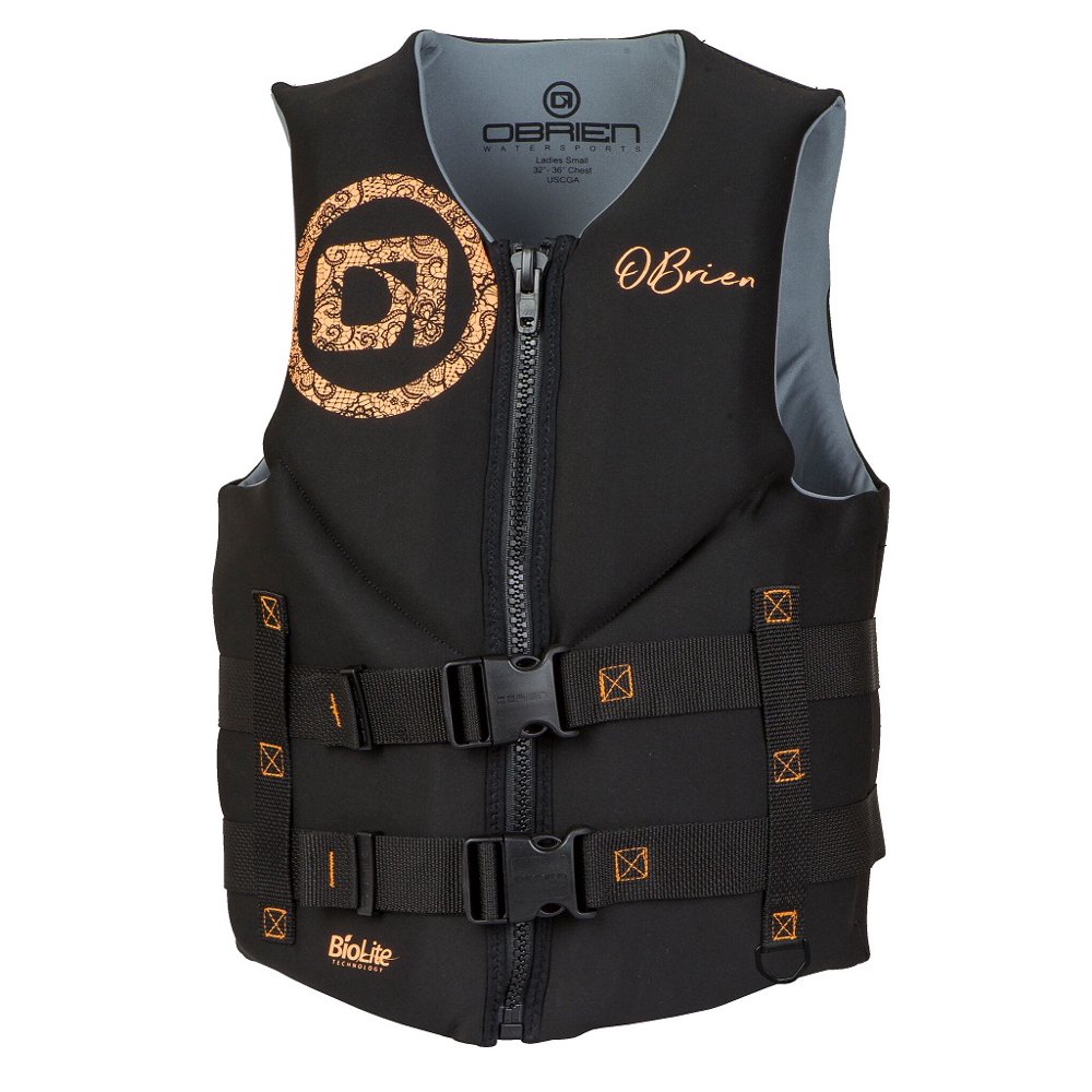 O'Brien Women's Traditional Neo Life Jacket, Coral, XS