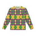 thumbnail image 5 of Auroural girls clothes sets outfits Boys' And Girls' Printing With Pocket Long Sleeve Top And Pants Set For 5-14 Years, 5 of 9