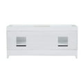 thumbnail image 2 of Atwell 72 Inch Modern Console Vanity with Rectangular Undermount Sinks - White, 2 of 2