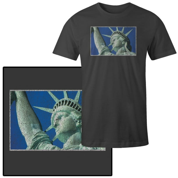 Mad Marble Men's Statue of Liberty New York City TShirt
