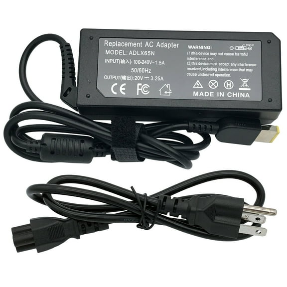 AC DC Adapter for Lenovo G50-45 20375 80E3 65W AC Adapter Charger Power Supply Cord 20V 3.25A