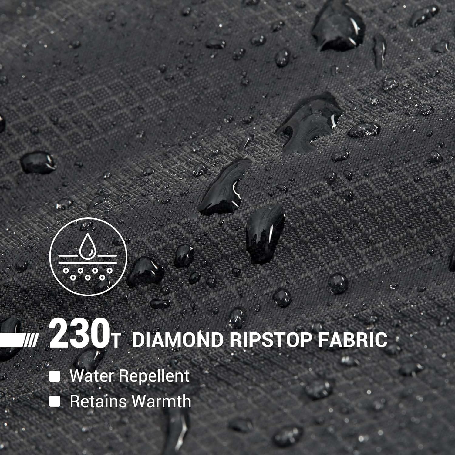 KingCamp XL Cotton Flannel Sleeping Bags, Oversized Weatherproof 3-Season Sleep bag with hood for Camping & Hiking & Backpacking, 17.6℉-54℉ (Black)