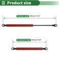 thumbnail image 4 of Unique Bargains Ressorts à Gaz 300mm/11.81 Pouces 22lb/100N/10kg Acier Carbone Rouge 2 Pcs, 4 of 7