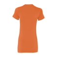 thumbnail image 3 of BELLA + CANVAS Women's Slim Fit Tee Size 2XL Color Oranges, 3 of 3