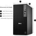 thumbnail image 6 of Dell 2026 Pro Desktop Computers Tower PC for Home & Business, Copilot AI, 14th Gen i3-14100 Processor, 64GB DDR5 RAM, 1TB PCIe SSD, Wi-Fi 6E, Bluetooth 5.3, DisplayPort, HDMI, USB-C, Windows 11 Pro, 6 of 9