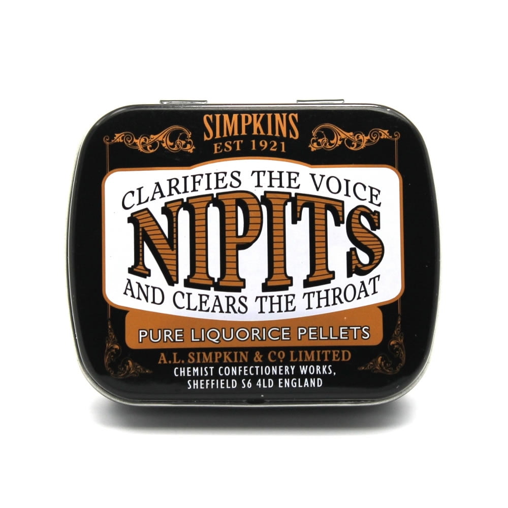 Simpkins Nipits Liquorice Pellets 12g (Pack of 6)