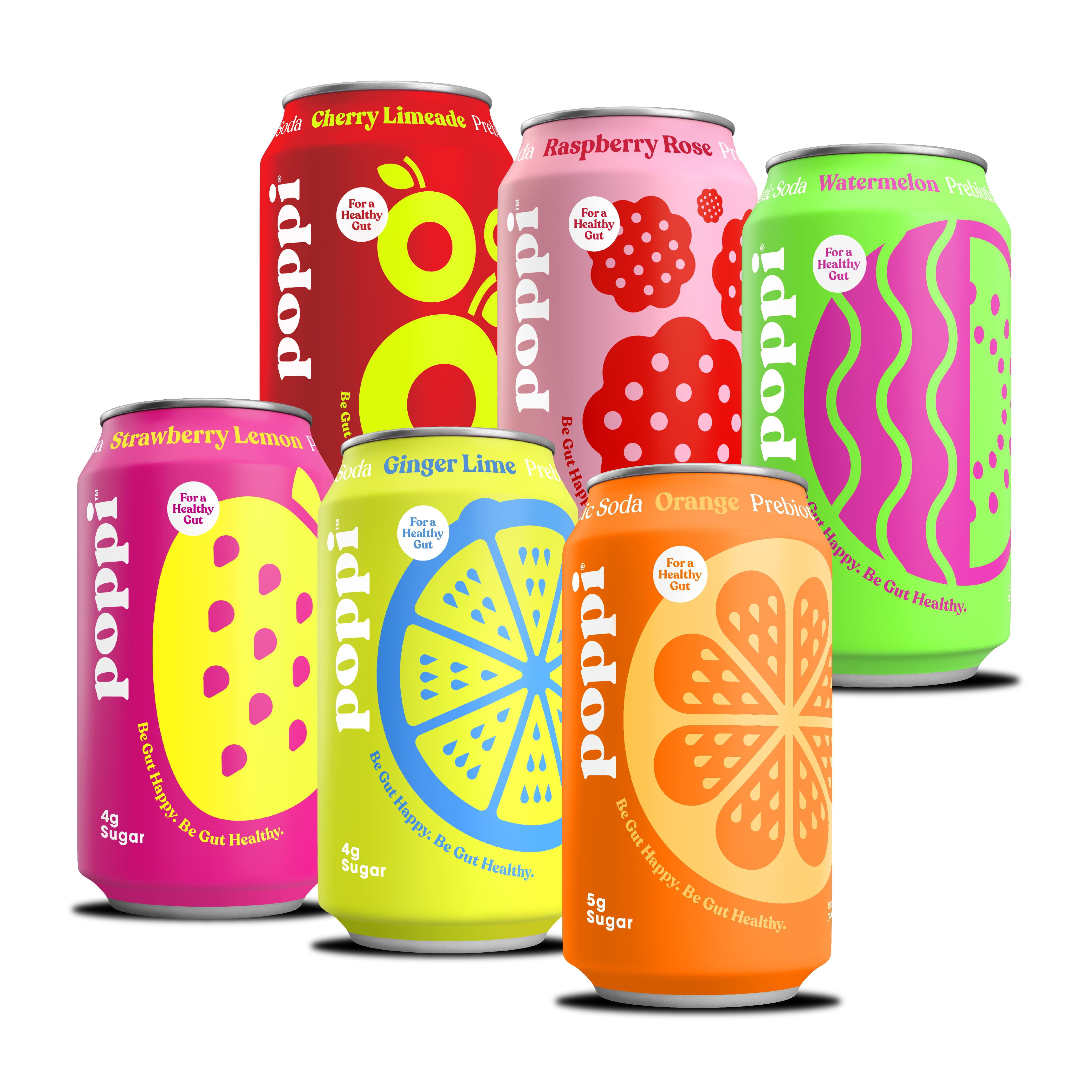 Poppi Prebiotic Soda Fun Favs Variety Pack 12 Pack 12 Oz Walmart