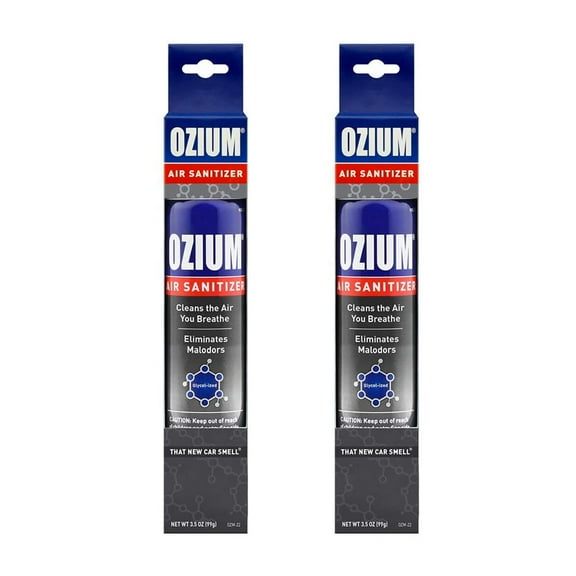 Ozium Air Sanitizer 3.5 oz Spray, That New Car Smell (2-PACK)