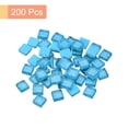 thumbnail image 3 of Uxcell Mosaic Tiles Glass Tiles 1 x 1cm for DIY Crafts, 200Pack(200g,Fluorescent Blue), 3 of 6