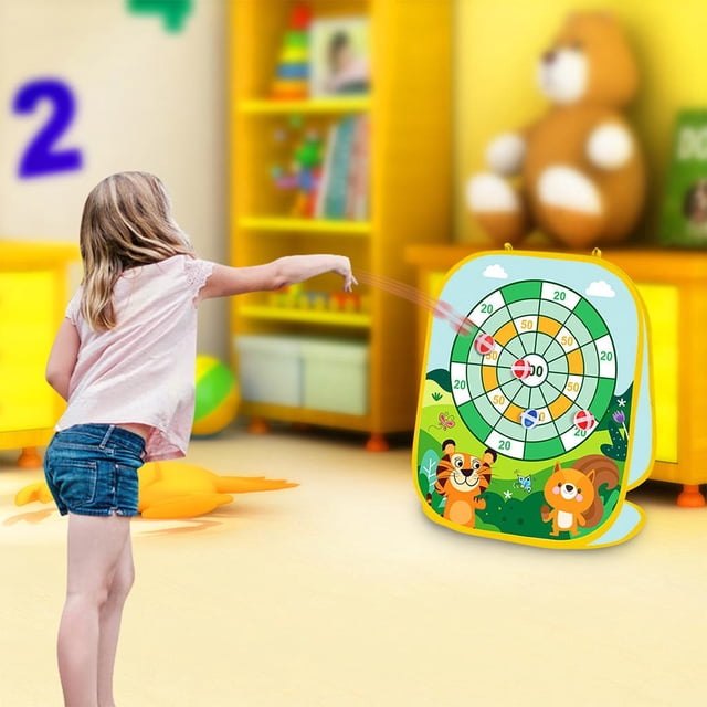 Juego de lanzamiento de bolsa de arena Yotijar Cornhole 8 Bolsas de arena Plegables