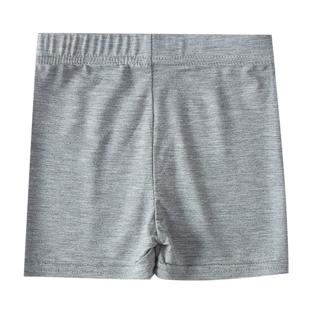 REDARER Girls' Dance Bike Shorts, Solid Color Breathable Boxer Briefs, Stretch Comfort for Ballet & Play