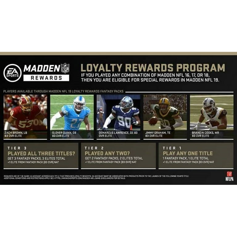 Free Shipping! Madden NFL 19 Hall of Fame Edition Free Shipping! Madden NFL 19 Hall of Fame Edition