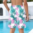 thumbnail image 6 of Boys Shorts Summer - 5 Pack Kids Athletic Shorts with Pockets Quick Dry Lightweight Gym Running Basketball Workout Joggers,Size 8-9T, 6 of 8