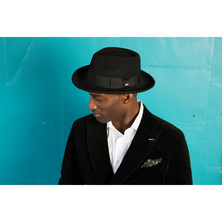 Scala classico men's crushable wool felt fedora hotsell