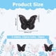 thumbnail image 2 of 24 parches de encaje de mariposa de 2 colores para coser, parche decorativo de mariposa, apliques de organza de doble capa, apliques bordados en blanco y negro, 2 of 9